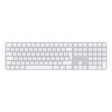 Magic Keyboard avec Touch ID et pavé numérique pour les Mac avec puce Apple - Français - Touches blanches