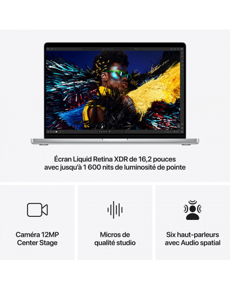 MacBook Pro 16 argent