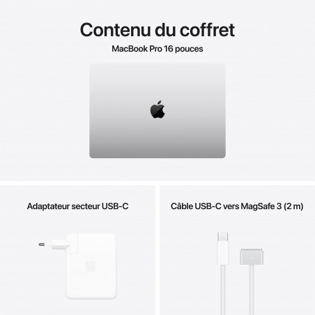 MacBook Pro 16 argent