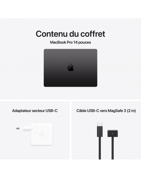 MacBook Pro 14 Noir sidéral