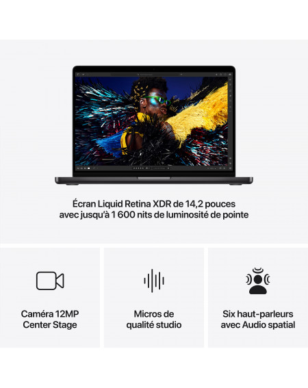 MacBook Pro 14 Noir sidéral