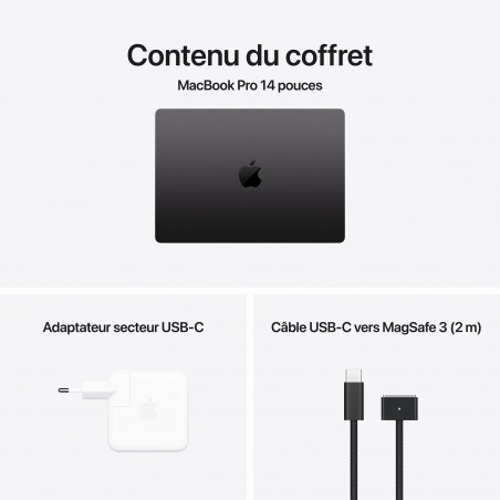 MacBook Pro 14 Noir sidéral