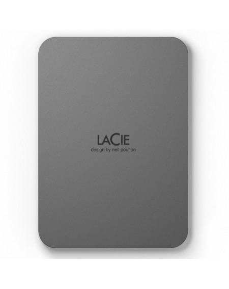 Disque pocket Lacie Mobile Drive Secure 2To USB-C - Gris sidéral