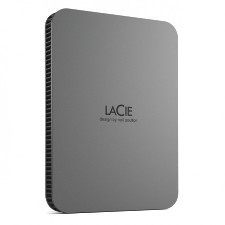 Disque pocket Lacie Mobile Drive Secure 2To USB-C - Gris sidéral