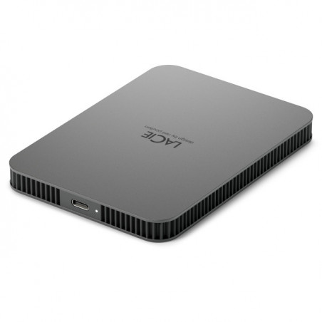 Disque pocket Lacie Mobile Drive Secure 2To USB-C - Gris sidéral