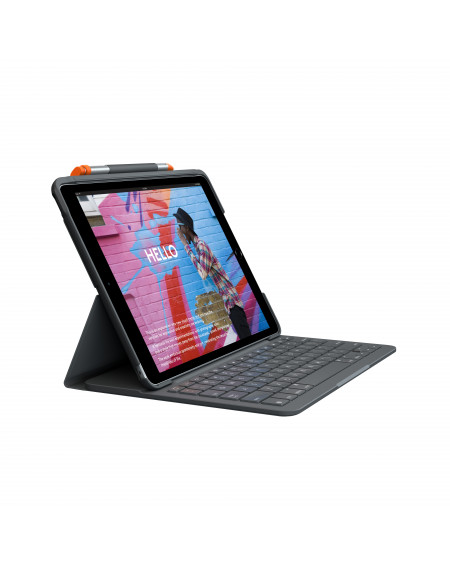 Étui clavier Slim Folio - Logitech pour iPad 10,2'' - Graphite