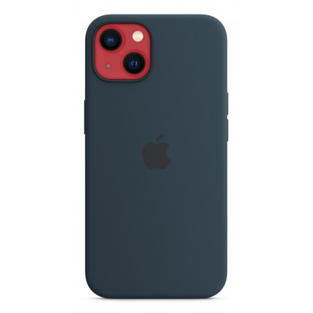 Housse coque Apple iPhone 13 Std en silicone avec MagSafe – Bleu abysse