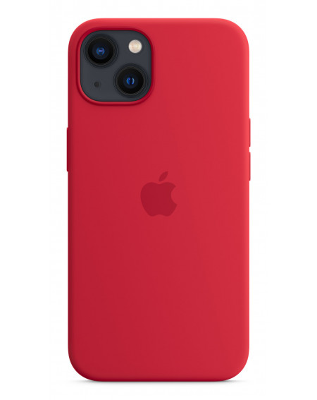 Housse coque Apple iPhone 13 Std en silicone avec MagSafe – Rouge