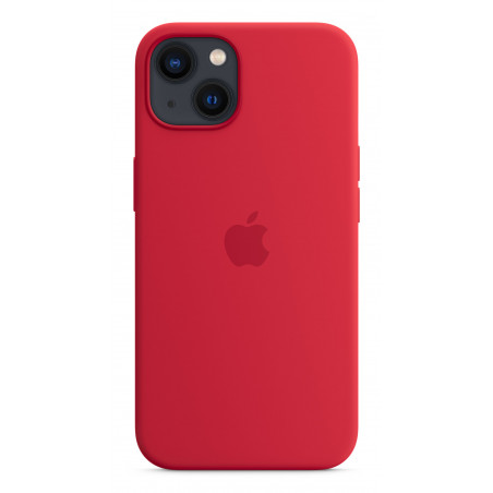 Housse coque Apple iPhone 13 Std en silicone avec MagSafe – Rouge