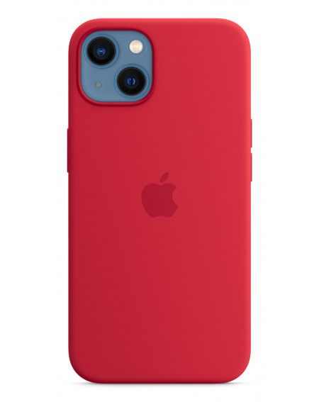 Housse coque Apple iPhone 13 Std en silicone avec MagSafe – Rouge