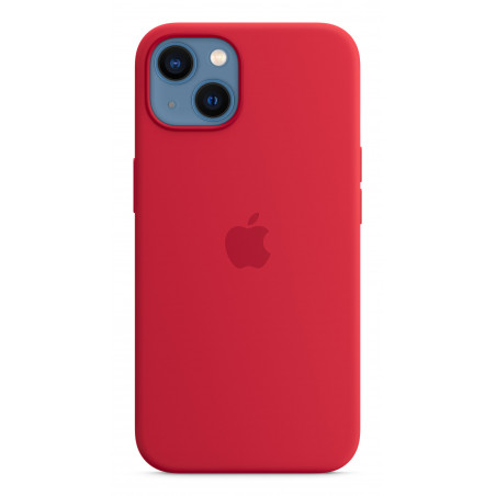 Housse coque Apple iPhone 13 Std en silicone avec MagSafe – Rouge