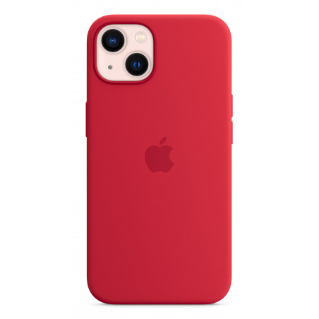 Housse coque Apple iPhone 13 Std en silicone avec MagSafe – Rouge