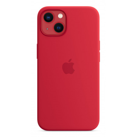 Housse coque Apple iPhone 13 Std en silicone avec MagSafe – Rouge