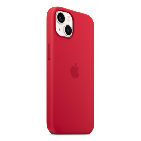 Housse coque Apple iPhone 13 Std en silicone avec MagSafe – Rouge