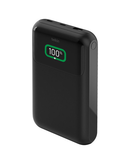 Banque d'énergie portable Belkin 20000mAh - 2 x USB-C jusqu'à 65W + 1 x USB-A jusqu'à 18W - Noir