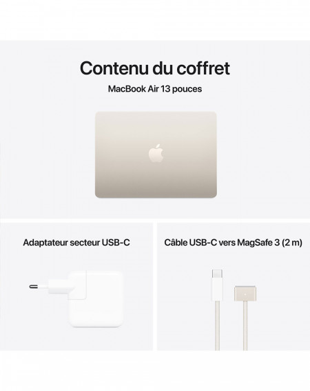 MacBook Air 13 M4 - Lumière Stellaire