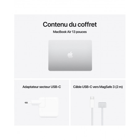 MacBook Air 13 M4 - argent