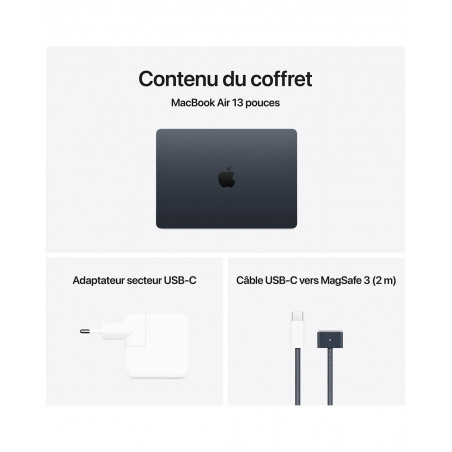 MacBook Air 13 M4 - minuit