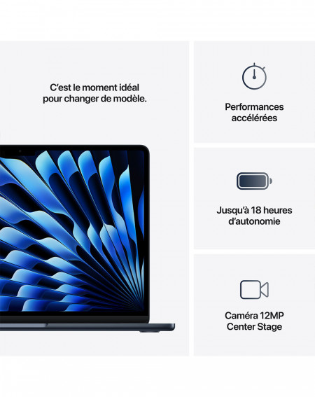 MacBook Air 13 M4 - minuit