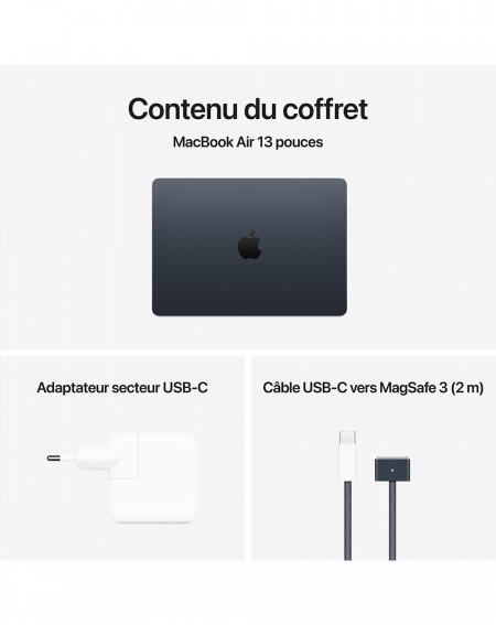 MacBook Air 13 M4 - minuit