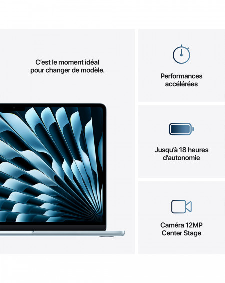 MacBook Air 13 M4 - Bleu ciel