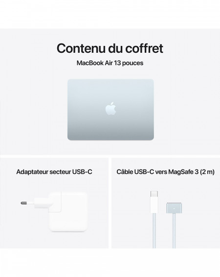 MacBook Air 13 M4 - Bleu ciel