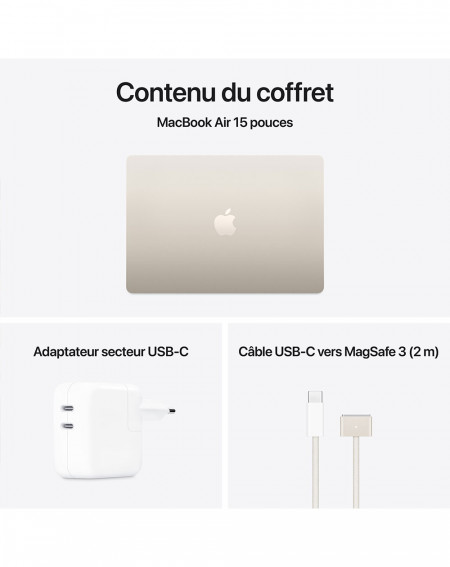 MacBook Air 15 M4 - Lumière stellaire