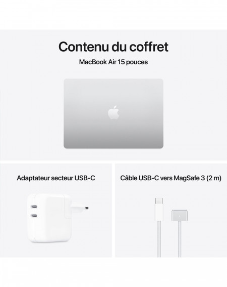 MacBook Air 15 M4 - argent