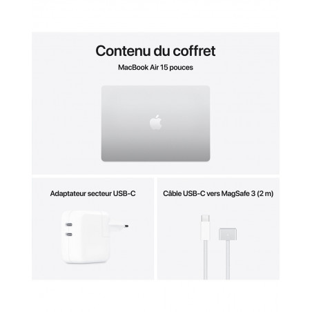 MacBook Air 15 M4 - argent