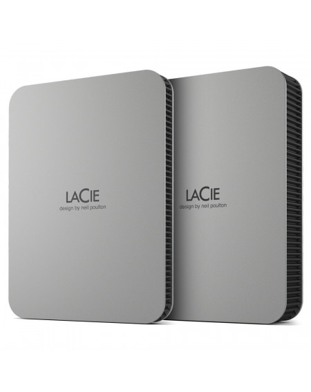 Disque pocket Lacie Mobile Drive 4TB USB-C - Argent