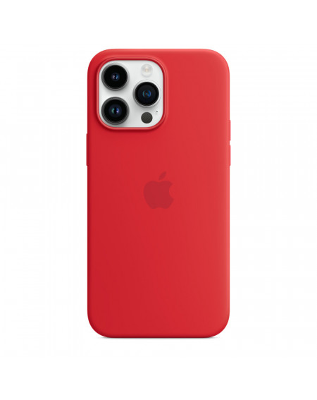 Housse coque Apple iPhone 14 Pro Max en silicone avec MagSafe - Rouge RED