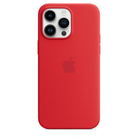 Housse coque Apple iPhone 14 Pro Max en silicone avec MagSafe - Rouge RED