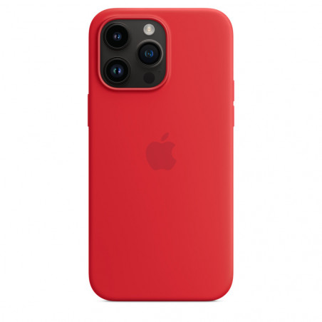 Housse coque Apple iPhone 14 Pro Max en silicone avec MagSafe - Rouge RED