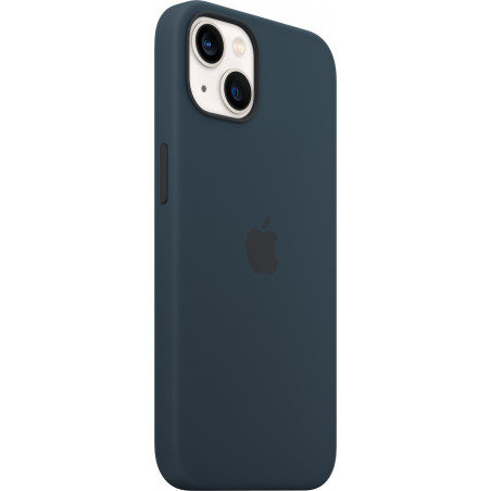 Housse coque Apple iPhone 13 Std en silicone avec MagSafe – Bleu abysse