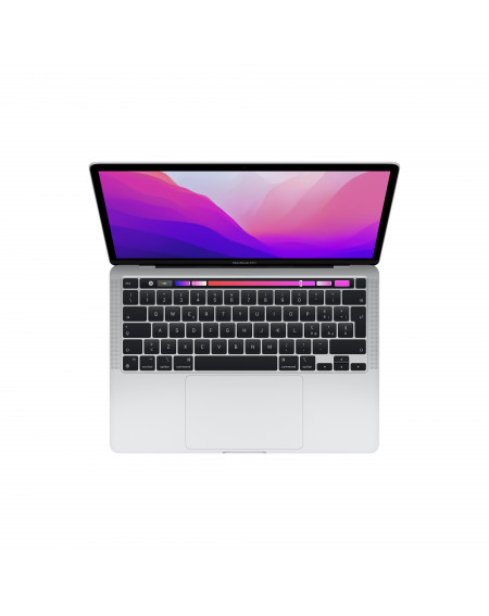 MacBook Pro 13" - Puce Apple M2 avec CPU 8 cœurs et GPU 10 cœurs, RAM 8Go, 512Go SSD - Argent