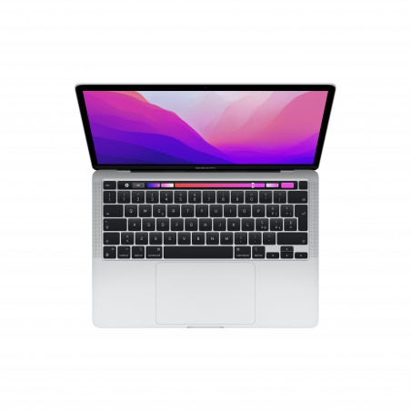 MacBook Pro 13" - Puce Apple M2 avec CPU 8 cœurs et GPU 10 cœurs, RAM 8Go, 512Go SSD - Argent