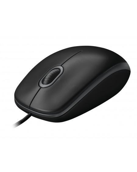 Logitech B100 - Souris - optique - 3 boutons - filaire - USB - noir