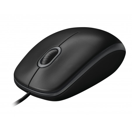 Logitech B100 - Souris - optique - 3 boutons - filaire - USB - noir