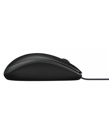 Logitech B100 - Souris - optique - 3 boutons - filaire - USB - noir