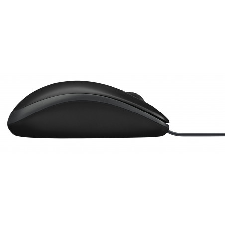 Logitech B100 - Souris - optique - 3 boutons - filaire - USB - noir