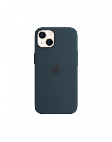 Housse coque Apple iPhone 13 Std en silicone avec MagSafe – Bleu abysse