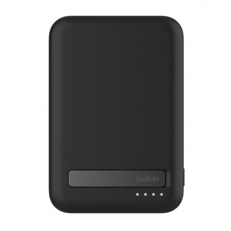 Banque d'énergie magnétique avec support Belkin 10000mAh induction Qi2 15W - Noire - compatible MagSafe