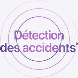 Détection des accidents. Renvoi aux mentions légales.